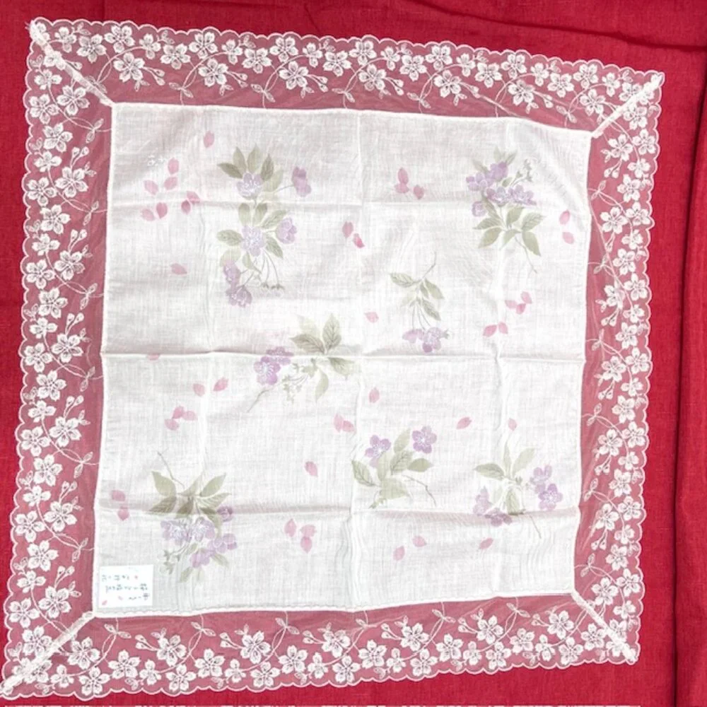 BUNDLE 4:   YSL-LANVIN-NINA RICCI-JP  MiniScarf/Handker Cotton/Silk 25